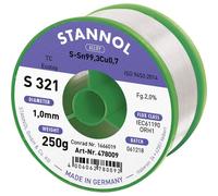 Stannol S321 Solder Lead-Free Sn99Cu0.7 1mm 250g Reel