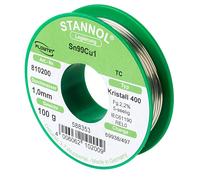 Stannol 810200 Flowtin TC Solder Wire Sn99Cu1 1.0mm 100g