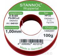 STANNOL coil wire for welding 100 GR 1.0