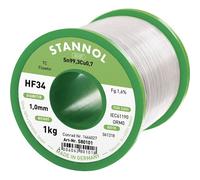 Stannol HF34 Solder Lead-Free Sn993Cu07 1mm Reel 1000g