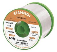 Stannol Kristall 611 Lead-Free Solder Sn993Cu07 REM1