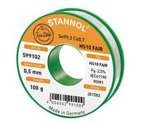 Stannol - Lead Free Solder Wire (Sn 99.3, Cu 0.7) 0.5mm, 100G