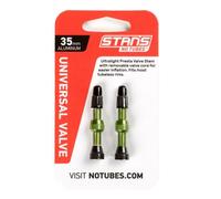 Stan's No Tubes Alloy Presta Valves With Removable Valve Core 35mm All Colours