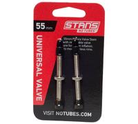 Stans No Tubes Valves 2 Units Silver 55 mm
