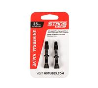 Stan'S Notubes As0149 Universal Valve Aluminium, Black Up to 8 mm Valve Hole, 35 mm
