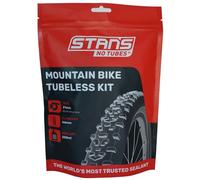 Stans MTB Tubeless Kit - Black / Tape Width 25mm / Valve Length 44mm