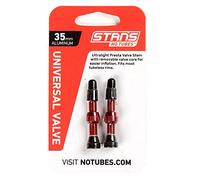 Stan's NoTubes Universal Presta Valve Stems - Aluminium - Red - 35mm - Pair