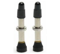 Stans No Tubes Tubeless Presta Valve Pair Silver 44 mm