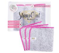StansOut Color 12x12 Gray - Pack of 3 Reusable Makeup Remover Cloths - Microfiber Facial Towels for Makeup Removal - Washcloths for Gentle Cleansing - Soft Towels for Face and Body Care.