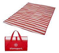 StanSport - Tatami Ground Mat for Indoor or Outdoor Use for Camping & the Beach (60 in x 78 in, Red)