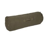 Stansport Zippered Canvas Deluxe Duffel Bag - O.D. Green (1230)