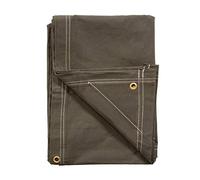 StansportS-1012 Heavy Duty Canvas Tarp, 10' x 12', Gray