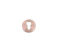Stanza Escutcheon Euro-Profile (50mm Dia.) Rose Gold