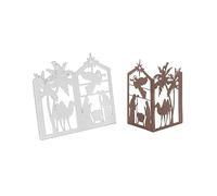 Stanzenshop Cutting Dies Stencil Nativity Lantern Bethlehem Angel Baby Jesus Christmas Cutting Dies Stencils Scrapbooking Card Making DIY Embossing Stencils