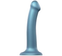 STRAP ON ME - MONO DENSITY DILDO METALLIC DUCK BLUE - M - SHINE