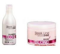 STAPIZ Sleek Line Blond,Blond Blush,Repair,Colour- Shampoo(300 ml), Hair mask (2