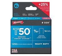 Arrow T50 Staples Size: 9/16" - 14mm Pack: 1250