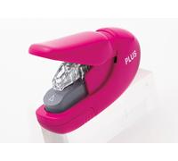 PLUS Japan, Staple-Free Stapler Pink, 5 sheet capacity, 1 piece pack (US IMPORT)