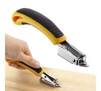 Staple Remover, Staple Remover Tool Upholstery Staple Remover, Nail Puller for Furniture Floor Wooden Case Carton Photo Frame Carpet Staple (Yellow)