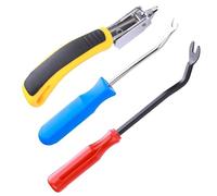Staple Remover Tool, Strength Staple Puller Removing, Upholstery Staple Remover and Tack Lifter Tool Set for Furniture Floor Wooden Case Carton Photo Frame Carpet Staple