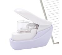 Stapleless Stapler Crimper - Compact Handheld Paper Binding Tool | No Metal Fastener Document Organizer | Safe Portable Desk Device Classroom Office School Hospital