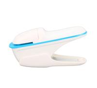 Stapleless Stapler for Home School and Office Use, White ABS Material Binding Tool with 8 Sheet A4 Capacity, Portable Labor Saving No Staple Binder for Document Management and