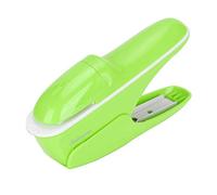 Stapleless Stapler, No Staple Stapler ABS Material Stapleless Stapler Crimp No Holes with Labor Saving Structure for Stapling (#4)
