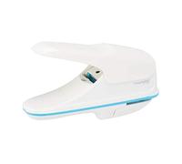 Stapleless Stapler, Stapleless Stapler Crimp No Holes ABS Material Staple Stapler with Labor Saving Structure for Stapling (#1)