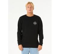 Stapler Crew Sweatshirt in Black