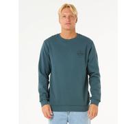 Stapler Crew Sweatshirt in Pine Night
