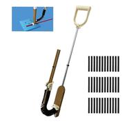 Stapler for Underfloor Heating with 1980 Pcs Foamboard Staples, Manual Stapler Pipe Holders, Portable Tacker Clip for 20mm Foamboard