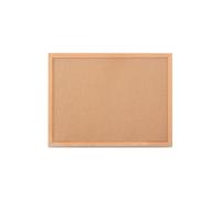 Staples 1781982 Standard Cork Bulletin Board Oak Finish Frame 2-Ft W x 1.5-Ft H