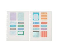 Staples 2103690 Arc System Adhesive Notes Assorted 5-1/2-Inch X 7-1/2-Inch (29476)