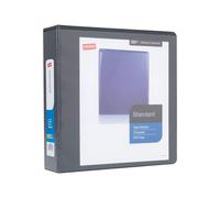 Staples 3-Ring Binder 2 Inch D-Ring Organizer for Home Office School Holds up to 480-Sheets Black