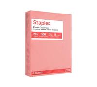 Staples 678824 Pastel Colored Copy Paper 8 1/2-Inch X 11-Inch Salmon 500/Ream (14783)
