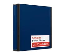 Staples Better Binder, 2-Inch, Blue