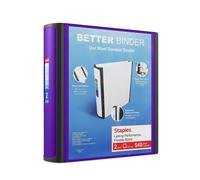 Staples Better Binder 2-Inch Purple