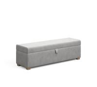 Staples & Co Accent Ottoman Box Large London Charcoal