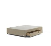 Staples & Co Divan Base On Castors King Oxford Parchment