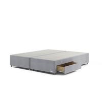 Staples & Co Divan Base On Castors Super King Canvas Mist