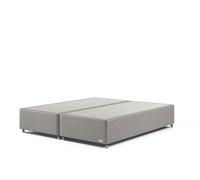 Staples & Co Divan Base On Castors Super King Castello Silver Grey