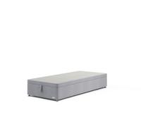 Staples & Co Divan Base On Glides Single Canvas Mist