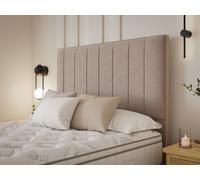 Staples & Co Knightsbridge Hotel Height Headboard Super King Castello Silver Grey