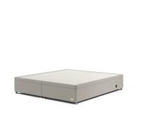 Staples & Co Power Electric Ottoman Divan Base Super King Chenille Pearl