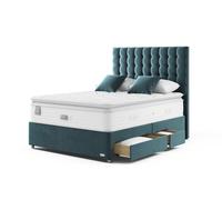 Staples & Co Refresh Eco Latex Pocket 3000 Divan Bed Set King Bespoke Teal
