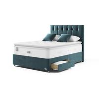 Staples & Co Renew Eco Latex Pocket 2300 Divan Bed Set Double Bespoke Teal