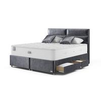 Staples & Co Restore Eco Latex Ortho 2000 Divan Bed Set Super King Castello Ink