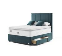 Staples & Co Revitalise Eco Latex Pocket 3800 Divan Bed Set King Bespoke Teal