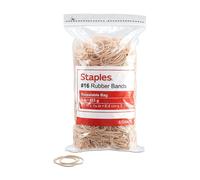 Staples; Economy Rubber Bands Size #16 1 lb. 2 1/2"""" X 1/16""""