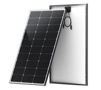 STAR 100 Watt Solar Panels, 12/24V Solar Panel with Frame-Less Design & Maintenance-Free, 25% High-Efficiency Monocrystalline, Reliable Power for RV, Marine, Roof, Home(White)